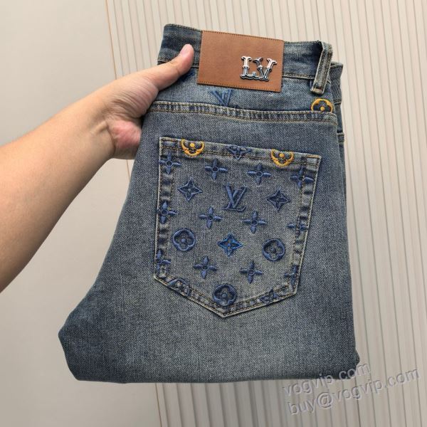 2025激安 ルイ ヴィトンスーパーコピー NZKLV145 ジーンズ デニムパンツ