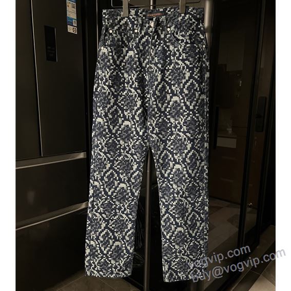 2025秋冬季新作 ルイ ヴィトンブランドコピー NZKLV154 ジーンズ デニムパンツ