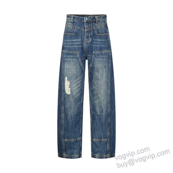 2025限定セール本物保証 ルイ ヴィトンスーパーコピー NZKLV174 ジーンズ デニムパンツ