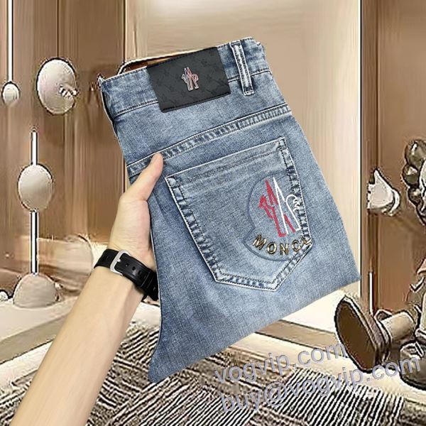 上品上質 モンクレール MONCLER 2025春夏 ジーンズ 最高N級ブランドコピー