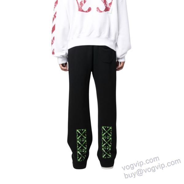 2025お得定番 オフホワイトブランドスーパーコピー NZKOFF010 スエットパンツ チノパン