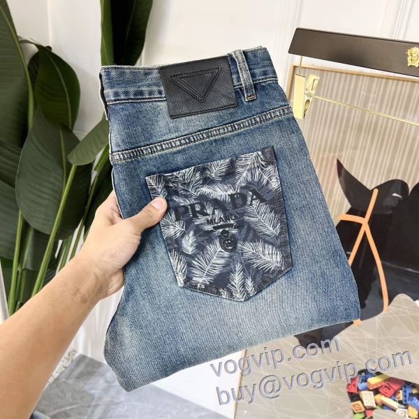 肌触りのいい  ブランド 偽物 通販 プラダ PRADA ジーンズ 2025驚きの破格値安い