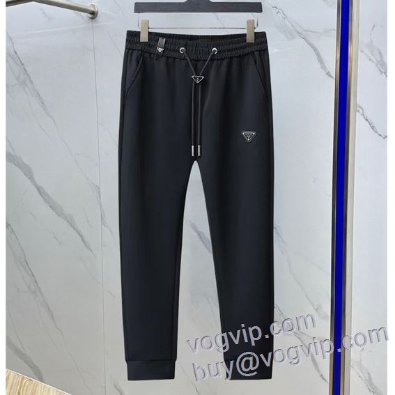 人気 ランキング スーパーブランドコピー品質保証 スエットパンツ チノパン プラダ PRADA 2025新作入荷格安