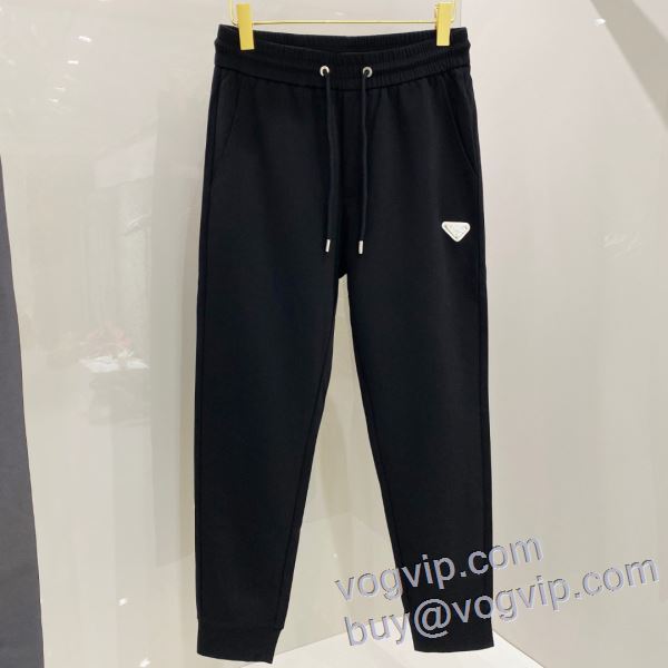 プラダ PRADAブランドコピー スエットパンツ チノパン 2色可選 2025春夏新作 ファッション 人気