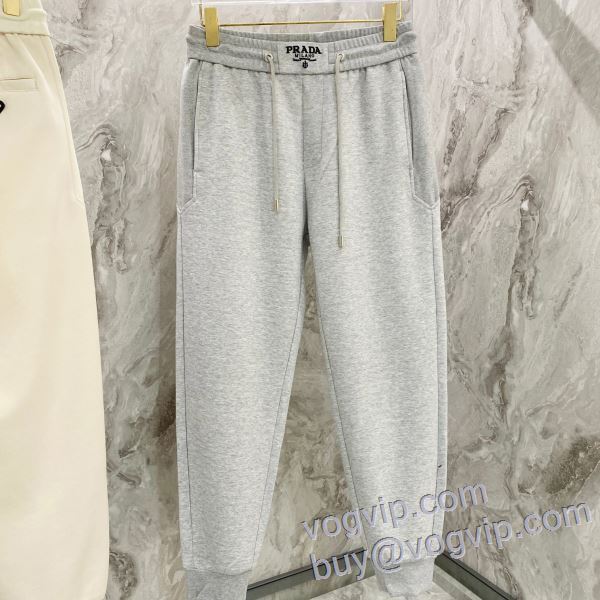 売れ筋！ スエットパンツ チノパン プラダ ブランド 偽物 通販 2025新作品 2色可選
