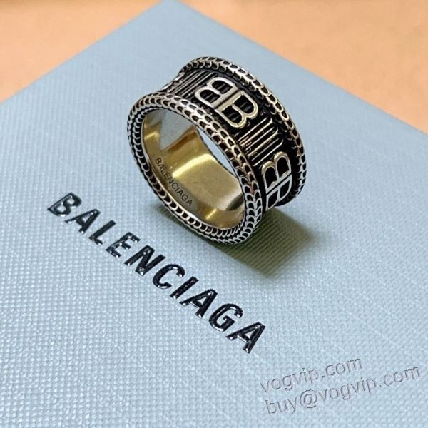 デザイン性の高い BALENCIAGA バレンシアガ 2025品質保証新品 リング 指輪 コピー