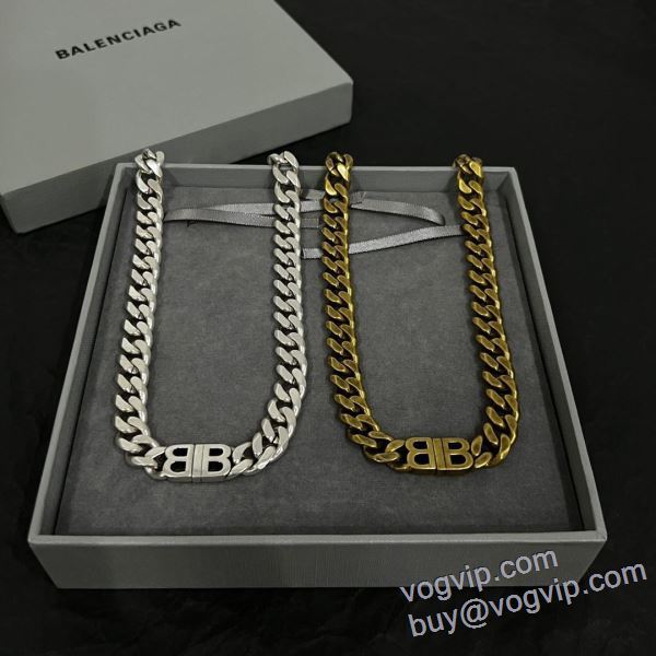 ブランドコピー バレンシアガ BALENCIAGA 2025最新入荷 ネックレス 2色可選 大特価
