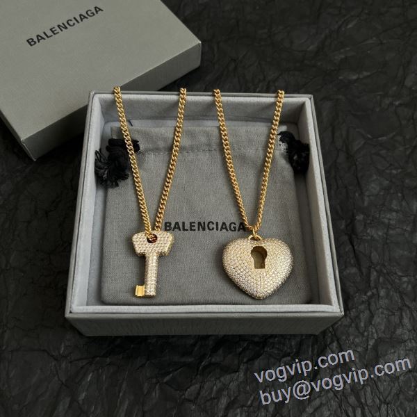 高級感ある バレンシアガ BALENCIAGA ネックレス 2色可選 業界高品質スーパーコピー 2025お買い得高品質