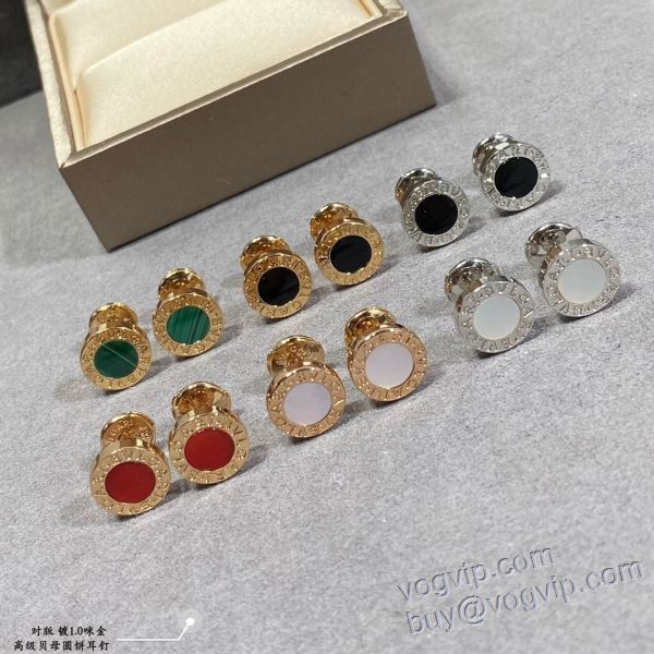 ブルガリ 上品上質 BVLGARIコピー ピアス イヤリング 6色可選 2025新作品