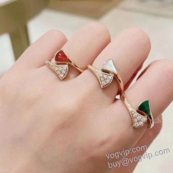 2025お買い得高品質 vogブランド コピー 優良店 ブルガリ BVLGARI リング 指輪 3色可選 コスパ最高のプライス