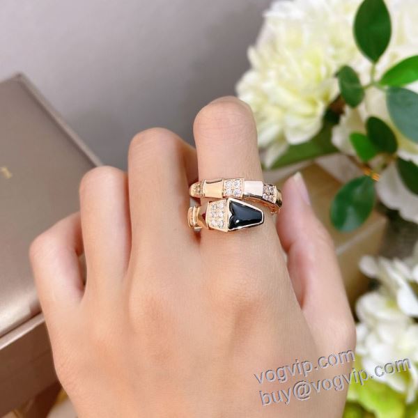 最大級ブランドコピー通販優良店 2025お買い得高品質 リング 指輪 ブルガリ BVLGARI 高級感ある