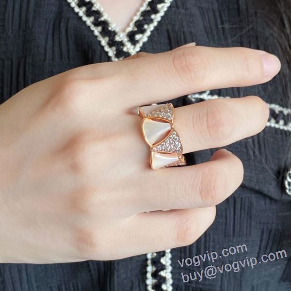 一番人気の新作はこれ ブランド 偽物 通販 リング 指輪 ブルガリ BVLGARI 2025春夏季新作