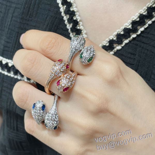 ブランドスーパーコピー リング 指輪 ブルガリ BVLGARI 2025高級品 通販 3色可選 チノパン 狙える優秀アイテム