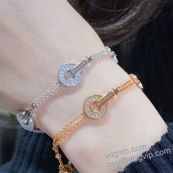 2025驚きの破格値セール ブルガリ BVLGARI 人目を惹くデザイン ブレスレット 2色可選 最高N級ブランドコピー