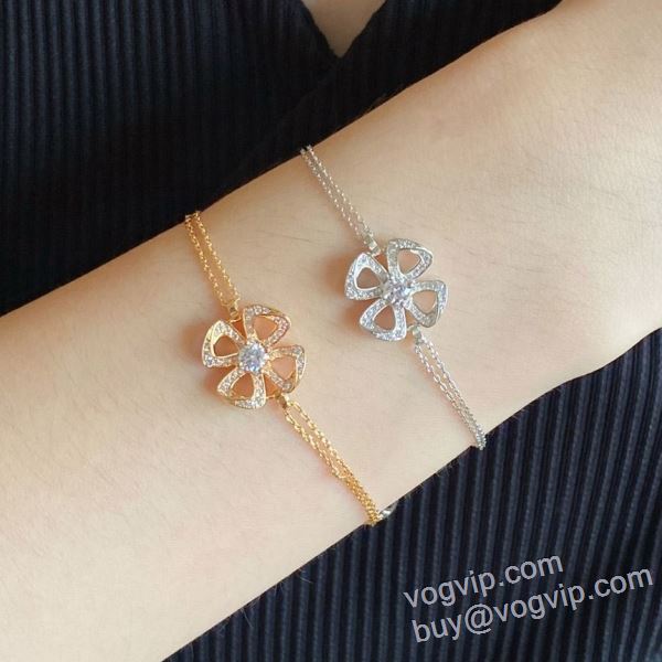 ブルガリ BVLGARI ブレスレット 2色可選 VOGコピー 2025驚きの破格値セール 優しい色合い