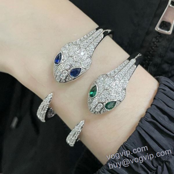 抜群の雰囲気が作れる! ブルガリ BVLGARI スーパーコピー信用できるサイト バングル 2色可選 2025数量限定格安