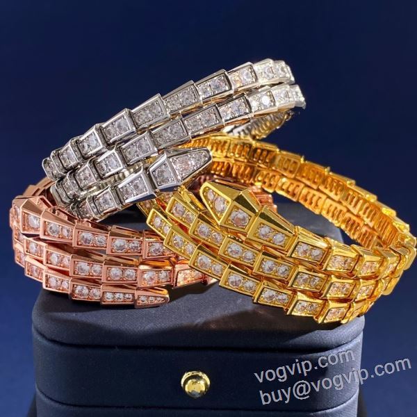 大人気☆NEW!! ブルガリ BVLGARI vogブランド コピー 優良店 バングル 3色可選 2025新商品！