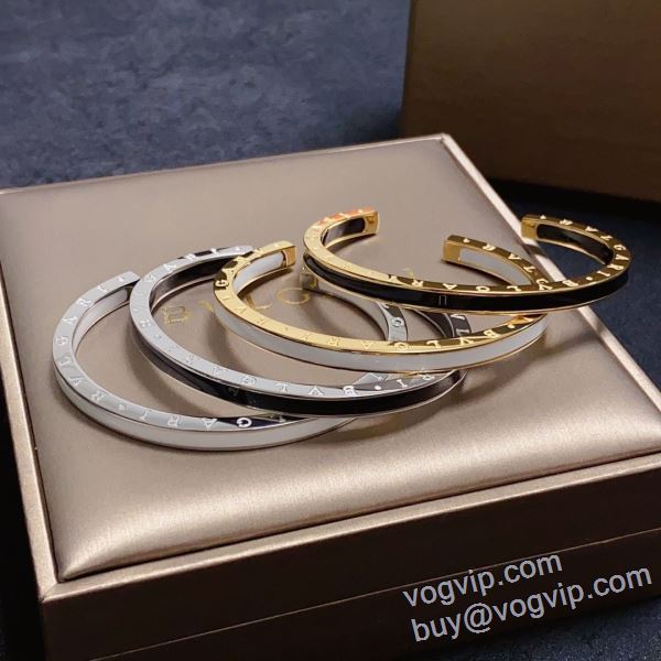 ブルガリ BVLGARI ブランドコピー激安販売屋 2025新作入荷定番 バングル 4色可選 完売品！