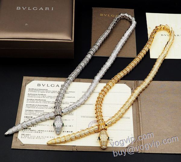 2025新作登場 ブルガリ BVLGARI 数に限りがある ネックレス 2色可選 ブランドコピー代引き専門店