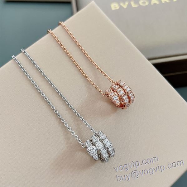 人気雑誌掲載 ブルガリ BVLGARI ブランドスーパーコピー 激安専門店 ネックレス 2色可選 2025新作登場