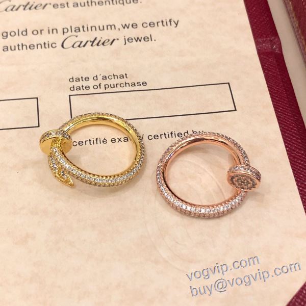 セレブ愛用の超人気商品 カルティエ CARTIER リング 指輪 2色可選 コピー 2025品質保証定番人気