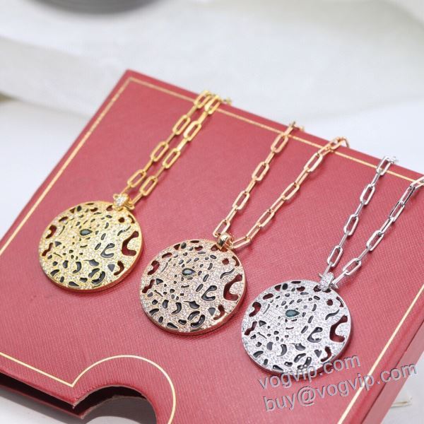 2025品質保証大人気 最大級ブランドコピー通販優良店 カルティエ CARTIER ネックレス 3色可選 首胸ロゴ