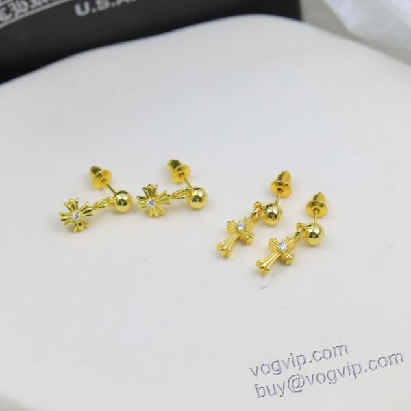 2025最新入荷 ピアス イヤリング クロムハーツ コピー ブランド 人気商品登場 きらめく