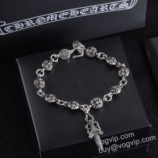 クロムハーツ 綺麗に決まるフォルム！ 止め金具 ブレスレット CHROME HEARTSブランド コピー 販売 2025驚きの破格値大人気