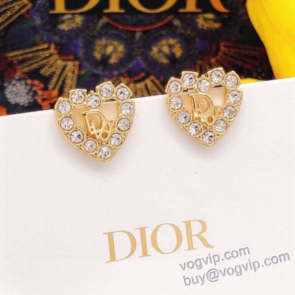 偽物ブランド 人目を惹くデザイン ディオール DIOR ピアス イヤリング 2025期限限定！