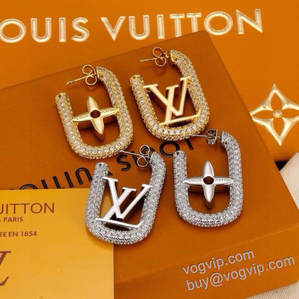 ピアス イヤリング 長く愛用できる ブランドコピー激安販売屋 ルイ ヴィトン LOUIS VUITTON 2025春夏新作 2色可選