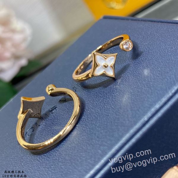 ブランド 偽物 通販 ルイ ヴィトン LOUIS VUITTON リング 指輪 2色可選 2025驚きの破格値安い コーデ 知的なムードを演出