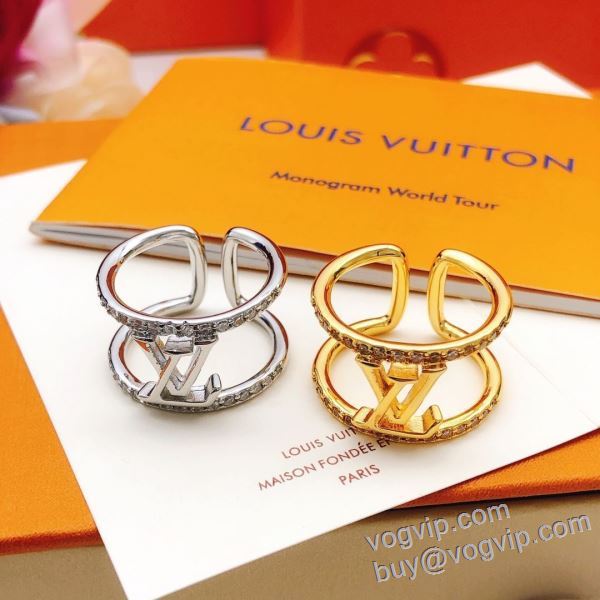 スーパーコピー 激安 活用できるアイテム リング 指輪 ルイ ヴィトン LOUIS VUITTON 2025驚きの破格値安い 2色可選