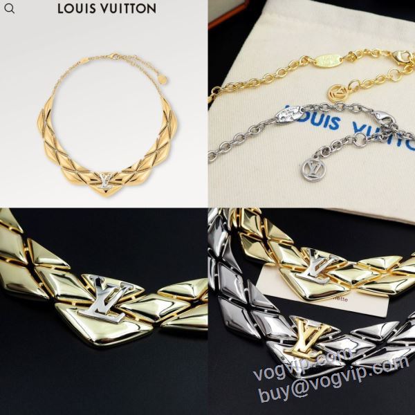 お洒落に魅せる LOUIS VUITTON コピーブランド 2025品質保証高品質 ルイ ヴィトン ネックレス 2色可選
