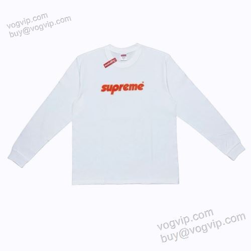 肌触りの気持ちい? シュプリーム コピーブランド SUPCTS007 長袖Tシャツ 2色可選 2025秋冬季超人気