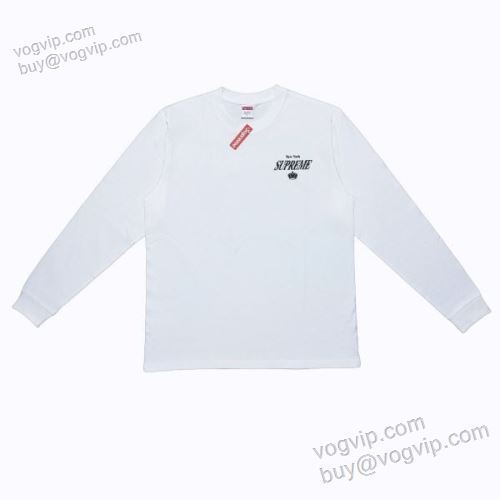 2025お買い得高品質 シュプリーム スーパーコピー 肌触りのいい   SUPCTS009 長袖Tシャツ 2色可選