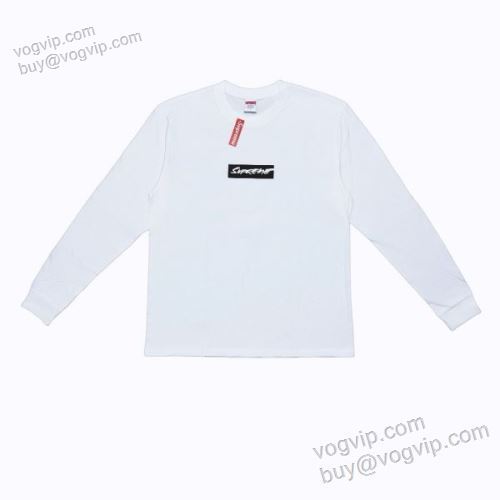 2025品質保証新作登場 シュプリームスーパーコピー お洒落自在 Supreme x Futura TEE SUPCTS013 長袖Tシャツ 2色可選