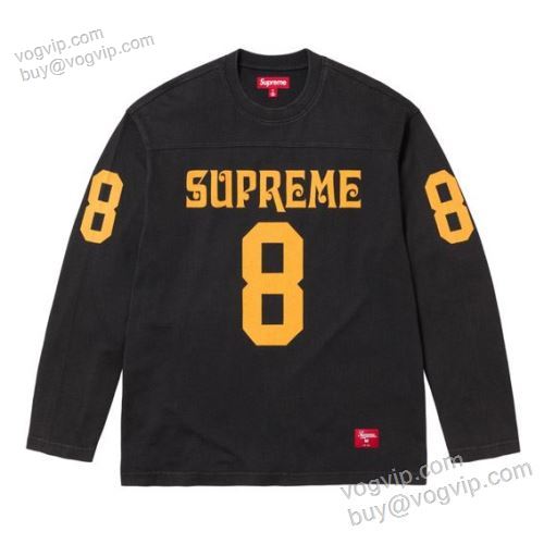 海外セレブ定番愛用 シュプリームブランド 偽物 通販 SUPREME SS25 AFFILIATED L/S FOOTBALL TOP SUPCTS016 長袖Tシャツ 3色可選 2025品質保証新作登場
