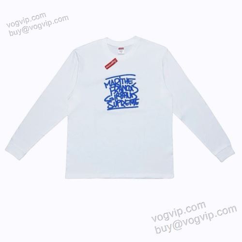 2025最安値セール シュプリームスーパーコピー 激安 SUPREME SUPCTS017 長袖Tシャツ 2色可選 強い魅力を感じる一枚