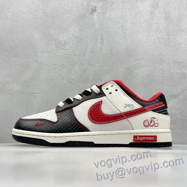シュプリーム スニーカー カジュアルシューズ N1ke SB Dunk Low x Supreme 2025HOT人気セール コピー ブランド セレブ風