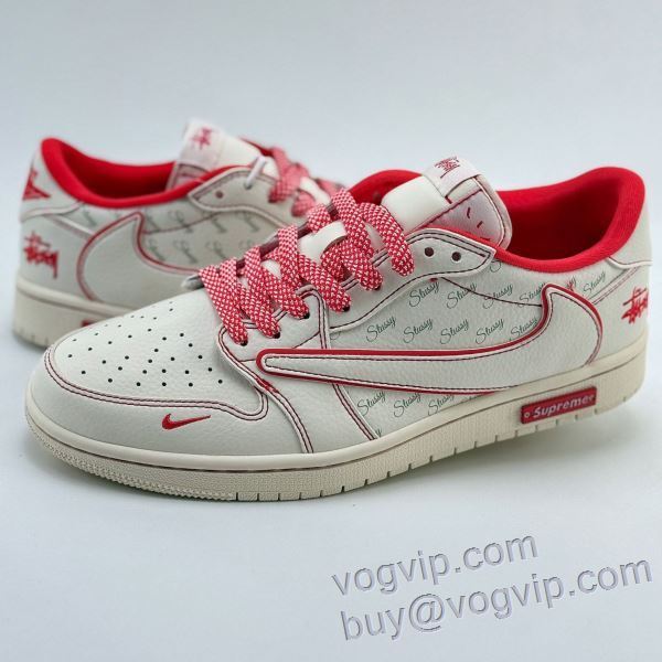 コスパ最高のプライス シュプリームコピー スニーカー カジュアルシューズ Travis Scott x N1ke Air Jordan 1 Low x Supreme x Stussy 2025
