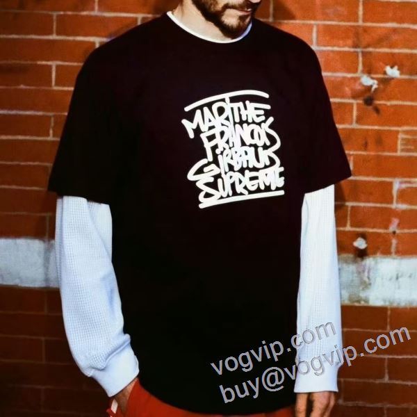 HOT人気セール シュプリームブランドスーパーコピー Supreme X Marithé + Fran?ois Girbaud Tee SUPNXZ010 半袖Tシャツ 2色可選