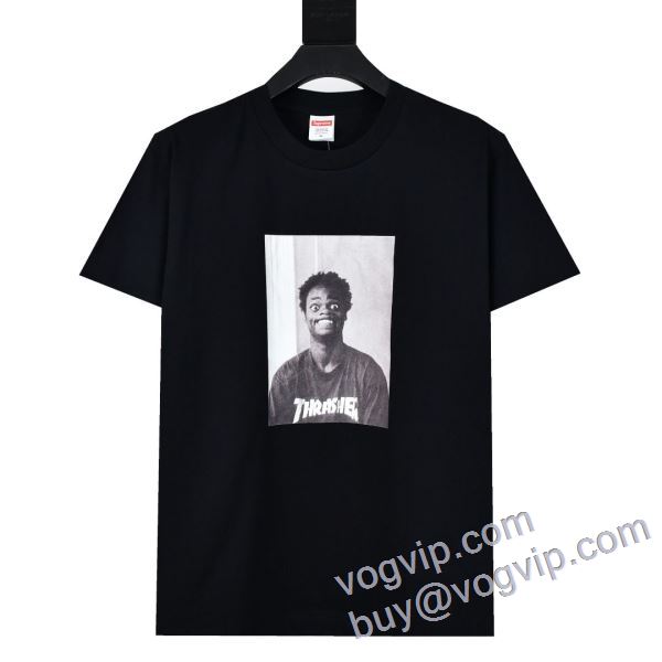 2025品質保証安い シュプリーム偽物ブランド SUPREME X THRASHER? CREWNECK TEE SUPNXZ019 半袖Tシャツ 2色可選