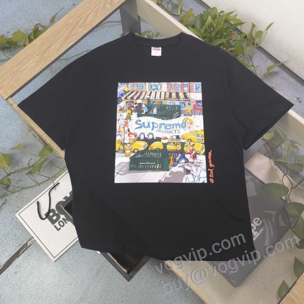 2025限定セール高品質 シュプリーム コピーブランド ファション性の高い SUPNXZ052 半袖Tシャツ 2色可選