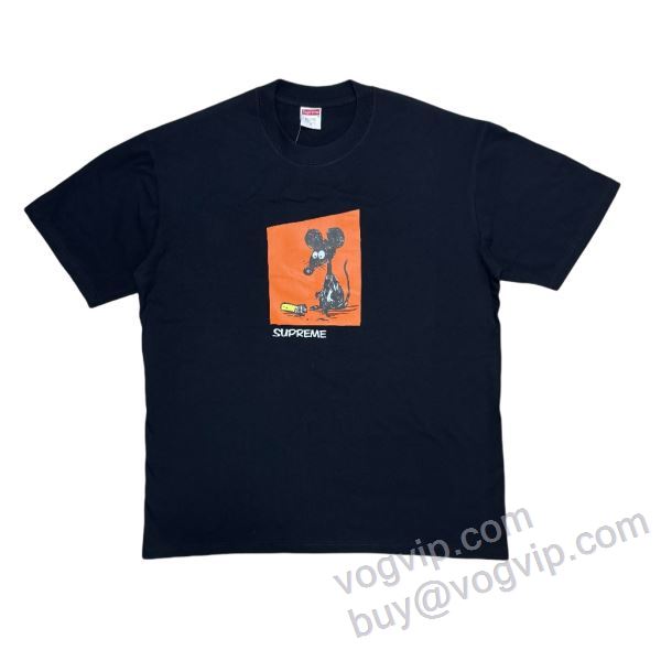 シュプリームスーパーコピー Supreme Mouse Tee SUPNXZ054 2025限定セール高品質 半袖Tシャツ 2色可選 落ち着いた感覚