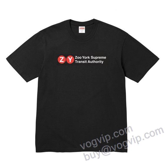 超目玉 SUPREME X ZOO YORK TRANSIT TEE SUPNXZ060 2025品質保証定番 シュプリームコピー ブランド 半袖Tシャツ 2色可選