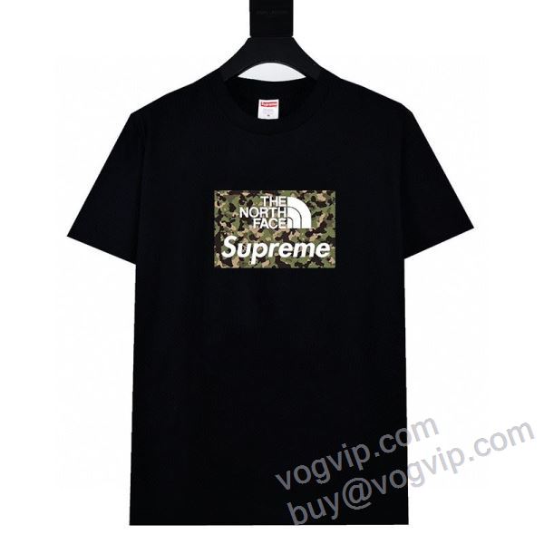 SUPREME偽物ブランド SUPNXZ064 2025激安大特価爆買い シュプリーム 半袖Tシャツ 2色可選 存在感のある