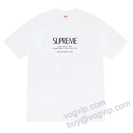2025激安大特価爆買い シュプリームブランドスーパーコピー コスパ最高のプライス Supreme Anno Domini Tee SUPNXZ066 半袖Tシャツ 2色可選