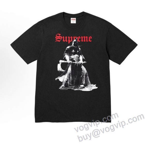 2025高級品 通販 シュプリームブランドコピー SUPNXZ067 半袖Tシャツ 2色可選 Supreme x Frank Frazetta Destruction Tee 人気商品