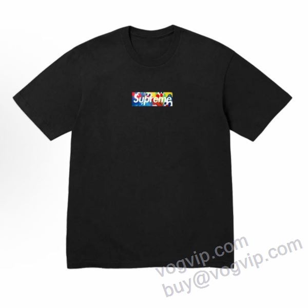 超レア シュプリームコピーブランド Supreme x Olaolu Slawn Box Logo Tee SUPNXZ074 半袖Tシャツ 2色可選 2025超激得高品質