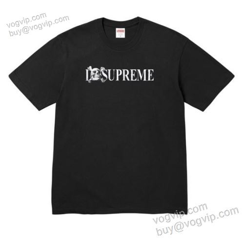 シュプリーム コピー チノパン 狙える優秀アイテム SKULL TEE SUPNXZ084 半袖Tシャツ 2色可選 2025超激得格安